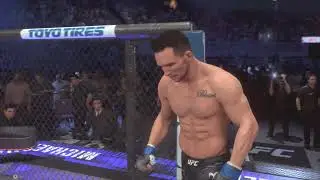 Iron Michael Chandler knockout's