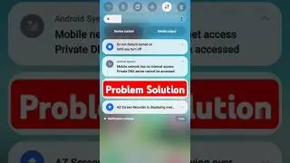 private dns server cannot be accessed | mobile network has no internet access | SOLVED 💯