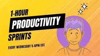 1 Hour Productivity Sprints | Pomodoro Timer | Self Pub with Andy
