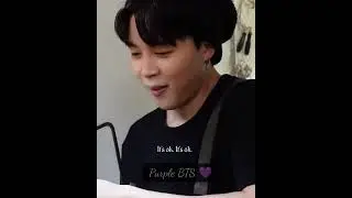 Jimin feeling bad after breaking the blade twice
