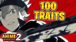 100 Trait Rerolls Got My SECRET Grim Monster This... Anime Warriors Simulator 2