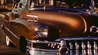 50s steam trains, streamliners, cars in color