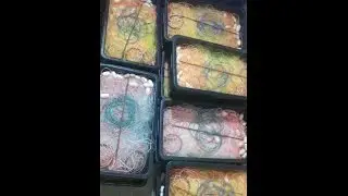 Как огрузить  и набрать рыболовную сеть.