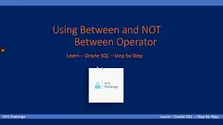 How to use Between and Not Between Operator in SQL | between operator | not between operator
