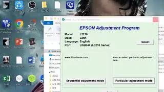 Resetting Epson Printer L1210,L3210,L3250,L3251,L3260,L5290