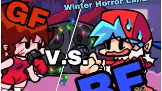 Friday Night Funkin’ FNF Mod Evil Girlfriend Winter Horror Land