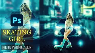 Photo Manipulation Tutorial in Photoshop - Skating Girl || Hasan Mia