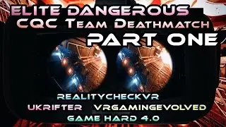 CQC Team Deathmatch - 4 VRBRO's EPIC SPACE COMBAT (Part 1 of 3) Oculus Rift DK2