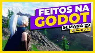 6 JOGOS INCRÍVEIS Feitos na GODOT para TE INSPIRAR!  - Semana 29