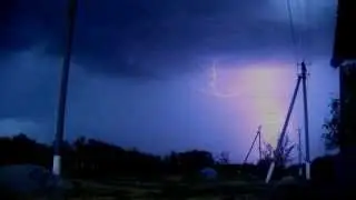 Кадры с молниями