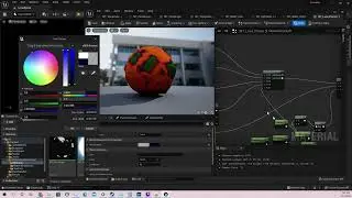 Learning unreal engine 5 by making a universe generator - Procedural planet material experiments