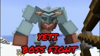 Minecraft Yeti Boss Fight ( Model Engine and MythicMobs Mob )