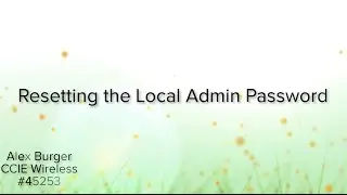 Cisco ISE Local Admin Password Reset