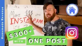How to Make Money With Instagram Page [$300 per POST]