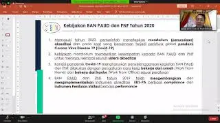 Kebijakan dan Mekanisme Akreditasi BAND PAUD dan PNF Provinsi Sulawesi Selatan Tahun 2020