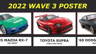 HOT WHEELS 2022 SERIES WAVE 3 POSTER + SUPER TREASURE HUNTS