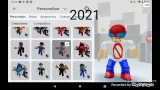 Evolución de mi avatar 2019 - 2022 Chile - Roblox