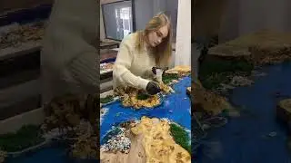 Пошла жара! Красивый стол из слэба и смолы