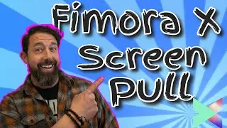 Filmora X Pull Back Screen Effect