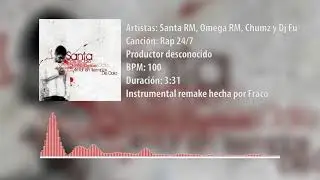 Santa RM - Rap 24/7 [Instrumental remake]
