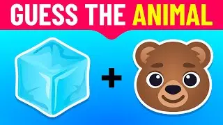 Guess the Animal by Emoji 🐸🐙🐬 | Emoji Quiz