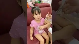 Who else is so afraid of injections? 😱🤣LeoNata family 