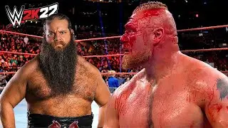 Brock Lesnar vs. Ivar (WWE 2K22)