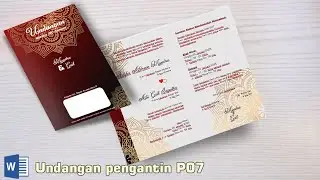 Cara Membuat Format Undangan di MS Word dan Menentukan Ukuran Undangan Full Color di Word.