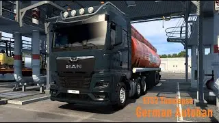 ETS2 - Fuel delivery to Nuremberg via the Autoban! [Timelapse Gameplay]