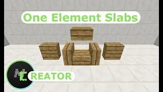 How to create Single Element Slabs In Mcreator 1.9.0