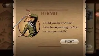 Бой с Отшельником в Shadow fight 2