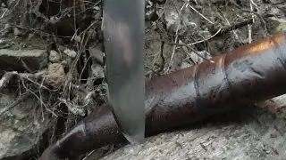 Сталь D-2. Заточка в линзу на Профиль к-02.