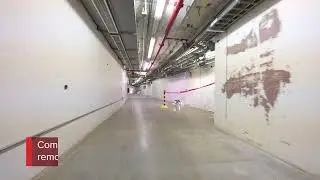 Empty APS Storage Ring Tunnel