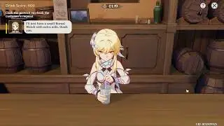First-Class Service - Bartender Challenge - Of Drink A-Dreaming | Genshin Impact