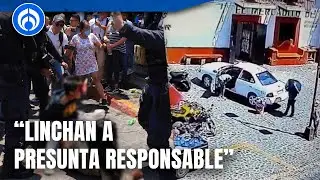Pobladores irrumpen en casa y golpean a presuntos asesinos de niña en Taxco