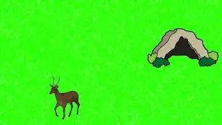 Cartoon Green Screen Animation 