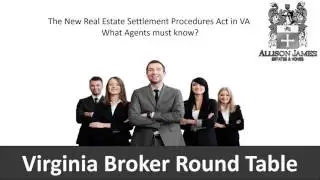 The New Real Estate Settlement Procedures Act in Virginia