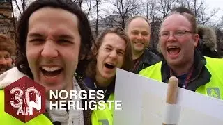 Ylvis: Norges Herligste | Alle fra Norges Herligste er på sightseeing i Oslo | discovery+ Norge