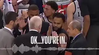 Classic Gregg Popovich:  Holds Coach Vote on Putting Patty Mills Back in Game with 2 Fouls