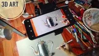 3D Art So Hyper realistic that... 😱 | Teapot Drawing