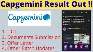 Capgemini Results Out | All Batch Results | Capgemini Recruitment 2022|Capgemini Exceller | Superset