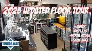 2025 UPDATED FLOOR TOUR - BENCH - DISPLAYS - STASH - GAME AREA