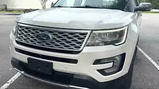 2017 Ford Explorer Platinum SUV White