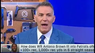 How does Antonio Brown fit into Patriots offense?