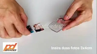 CHAVEIRO de ACRÍLICO com ALÇA de PLÁSTICO | PD BRINDES