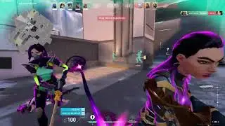 VALORANT REYNA MONTAGE RANKED 1v5 BIÇ