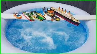 DO LEGO BOATS FLOAT IN A HOT TUB ????
