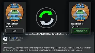 HOW TO REFUND GAMEPASSES ON ROBLOX 2024! (ROBUX BACK)