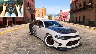1100HP Dodge Charger Hellcat - Forza Horizon 5 | Fanatec CSL DD