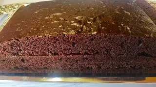Chocolate sponge cake with boiling water👍😋
